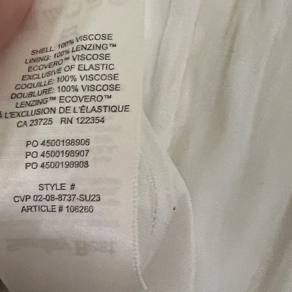Sunday Best White Smocked Square Neck Mini Slip Dress Size S - Picture 6 of 6